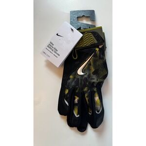 NIKE ALPHA ELITE CAMO Diamond Baseball Batting Gloves Men's Size XL FJ7778-903